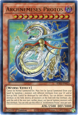 YuGiOh! Archnemeses Protos RA03-EN023 Ultra Rare (UR) 1st Edition NM English - Image 1