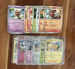 NEW Pokemon Card Lot 30x Authentic Trading Cards Guaranteed 5 RARE!!! - Image 1