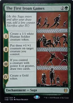 170/254 THE FIRST IROAN GAMES RARE THEROS BEYOND DEATH MTG CARD - Image 1