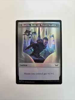 Kaito, Bane of Nightmares Textured Foil Duskmourn MTG Card NM/MT Fast Shipping - Image 1