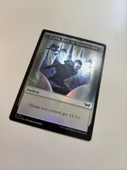 Kaito, Bane of Nightmares Textured Foil Duskmourn MTG Card NM/MT Fast Shipping - Image 2