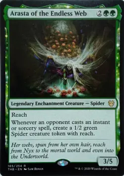 165/254 ARASTA OF THE ENDLESS WEB RARE THEROS BEYOND DEATH MTG CARD - Image 1