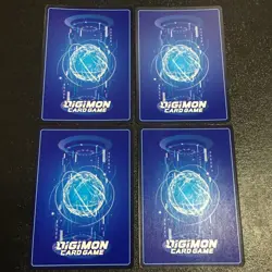 Digimon Card Lucemon Falldown Mode Secset Of 4 - Image 2