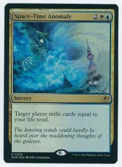 Space-Time Anomaly Foil 0229 EOE NM/MT [Edge of Eternities:MTG] - Image 1