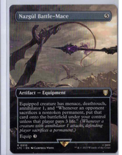 MTG Nazgul Battle-Mace (Borderless) Commander: the Lord of the Rings (LTC) NM-MT - Image 1