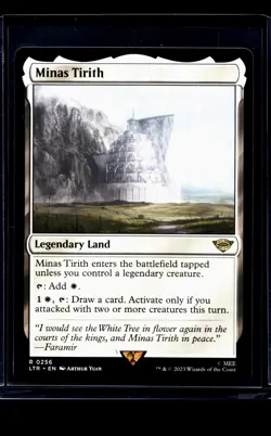2023 MTG Magic The Gathering LOTR Lord of the Rings #256 Minas Tirith - Image 1