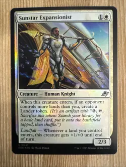 1x Sunstar Expansionist NM Eng MTG - Edge of Eternities FOIL - Image 1