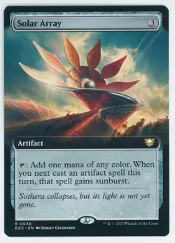 Solar Array Extended Art 0038 EOC NM/MT [Edge of Eternities:MTG] - Image 1