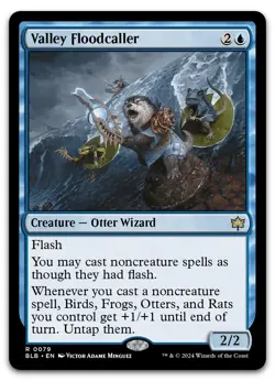 Valley Floodcaller #79 Rare MTG Bloomburrow NM English - Image 1