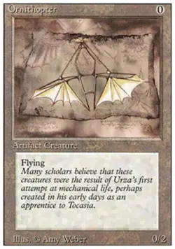 Ornithopter - Light Play MTG Revised - Image 1
