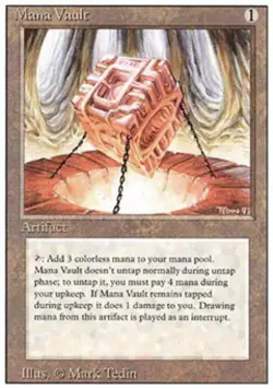Mana Vault - Light Play MTG Revised - Image 1