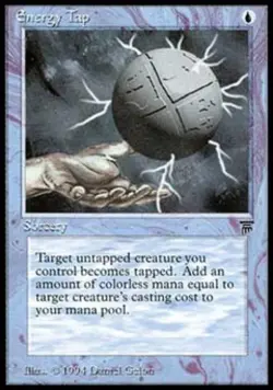 Energy Tap - Light Play MTG Legends - Image 1
