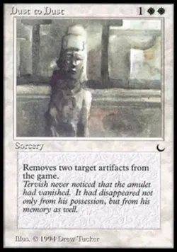 Dust to Dust - Light Play MTG The Dark - Image 1