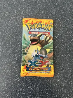 Pokemon "Flashfire" 10-Card Sealed Booster Pack (Kangaskhan) X1 - Image 1