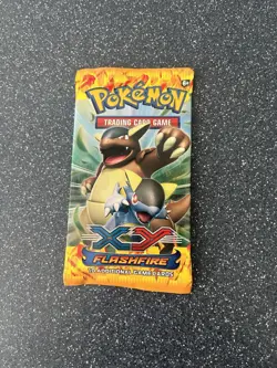 Pokemon "Flashfire" 10-Card Sealed Booster Pack (Kangaskhan) X1 - Image 2