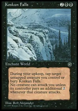 Koskun Falls - Light Play MTG Homelands - Image 1