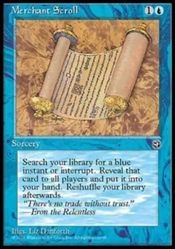 Merchant Scroll - Light Play MTG Homelands - Image 1