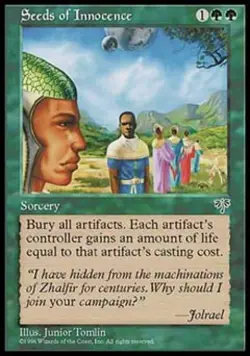 Seeds of Innocence - Light Play MTG Mirage - Image 1