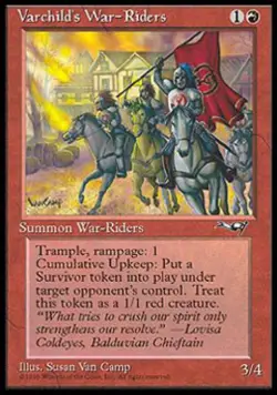 Varchild's War-Riders - Light Play MTG Alliances - Image 1