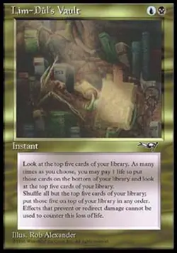 Lim-Dul's Vault - Light Play MTG Alliances - Image 1