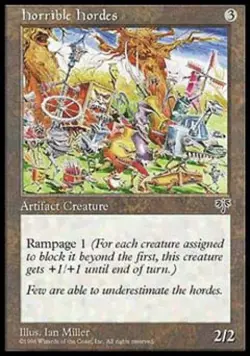 Horrible Hordes - Light Play MTG Mirage - Image 1
