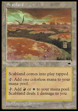 Scabland - Light Play MTG Tempest - Image 1