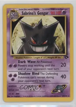 Sabrina's Gengar Pokemon Gym Challenge #29 2000 0l16 - Image 1