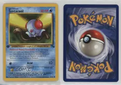 Tentacool 1st Ed. Pokemon Fossil #56 1999 1ik2 - Image 3