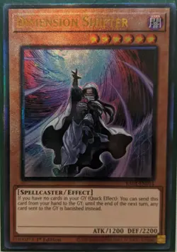 YuGiOh Dimension Shifter Ultimate Rare 1st Edition RA01-EN014 - Image 1