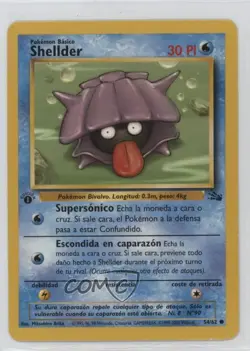 Shellder Spanish 1st Ed. Pokemon Fossil #54 1999 0l16 - Image 1