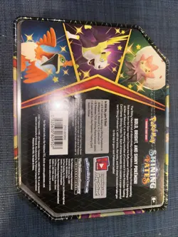 Pokemon TCG: Shining Fates Tin Boltund V Factory Sealed Brand New lot of 2 - Image 2