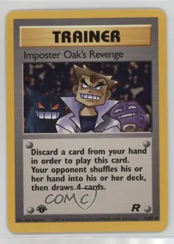 Imposter Oak's Revenge 1st Ed. Pokemon Team Rocket #76 2000 0l16 - Image 1