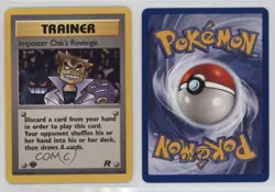Imposter Oak's Revenge 1st Ed. Pokemon Team Rocket #76 2000 0l16 - Image 3