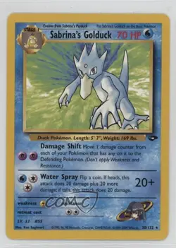 Sabrina's Golduck Pokemon Gym Challenge #30 2000 0l16 - Image 1