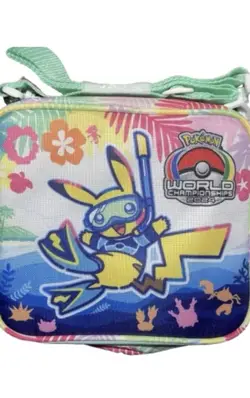 2024 Pokemon World Championships Competitor Pin Binder Bag Hawaii Honolulu New - Image 2