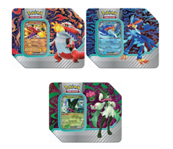 Pokemon Paldea Partners Tin Set - Skeledirge ex, Quaquaval ex & Meowscarada ex 820650852930 - Image 1