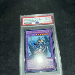 2014 Yugioh DRLG-EN004 Dark Magician Girl the Dragon Knight Secret 1st PSA 10 - Image 2