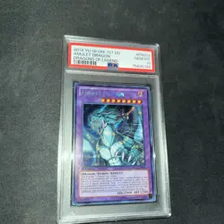 YUGIOH - Psa 10 Amulet Dragon Secret rare DRLG-en003 1st PSA 10 2014 Legend - Image 1