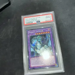 YUGIOH - Psa 10 Amulet Dragon Secret rare DRLG-en003 1st PSA 10 2014 Legend - Image 2