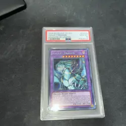 YUGIOH - Psa 10 Amulet Dragon Secret rare DRLG-en003 1st PSA 10 2014 Legend - Image 3
