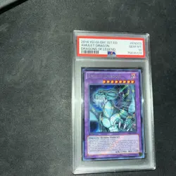 YUGIOH - Psa 10 Amulet Dragon Secret rare DRLG-en003 1st PSA 10 2014 Legend - Image 5