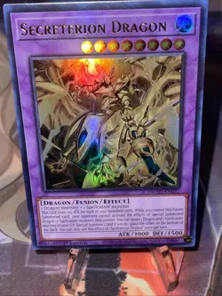 Yugioh! Secreterion Dragon DUAD-EN037 Ultra Rare (UR) 1st Edition Near Mint - Image 2