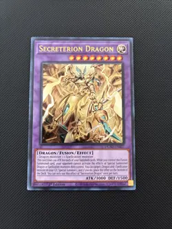 Yugioh! Secreterion Dragon DUAD-EN037 Ultra Rare (UR) 1st Edition Near Mint - Image 1
