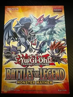 Yugioh TCG: Battles Of Legend: Monster Mayhem Tuck Box 1st Edition / Sealed - Image 1