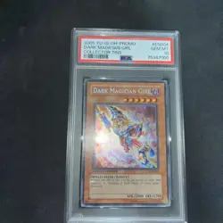 YUGIOH PSA 10 Dark Magician Girl CT2-EN004 Secret Rare Promo 2005 Collector Tin - Image 4
