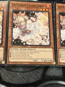 Yugioh Ash Blossom & Joyous Spring common PLAYSET - Image 2