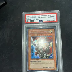 Yugioh Gilford the Lightning PSA 10 - 2005 Collector's Tins CT2-EN001 - Image 5