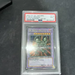 Yugioh B. Skull Dragon MRD 1st Edition PSA 9 2002 Low Faded - Image 4