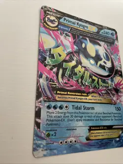 Pokemon XY Primal Clash Kyogre EX Jumbo Card 2014 55/160 - Image 2