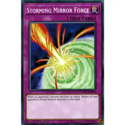 Storming Mirror Force LEDD-ENB22 Yu-Gi-Oh! Card Common 1st Edition - Image 1